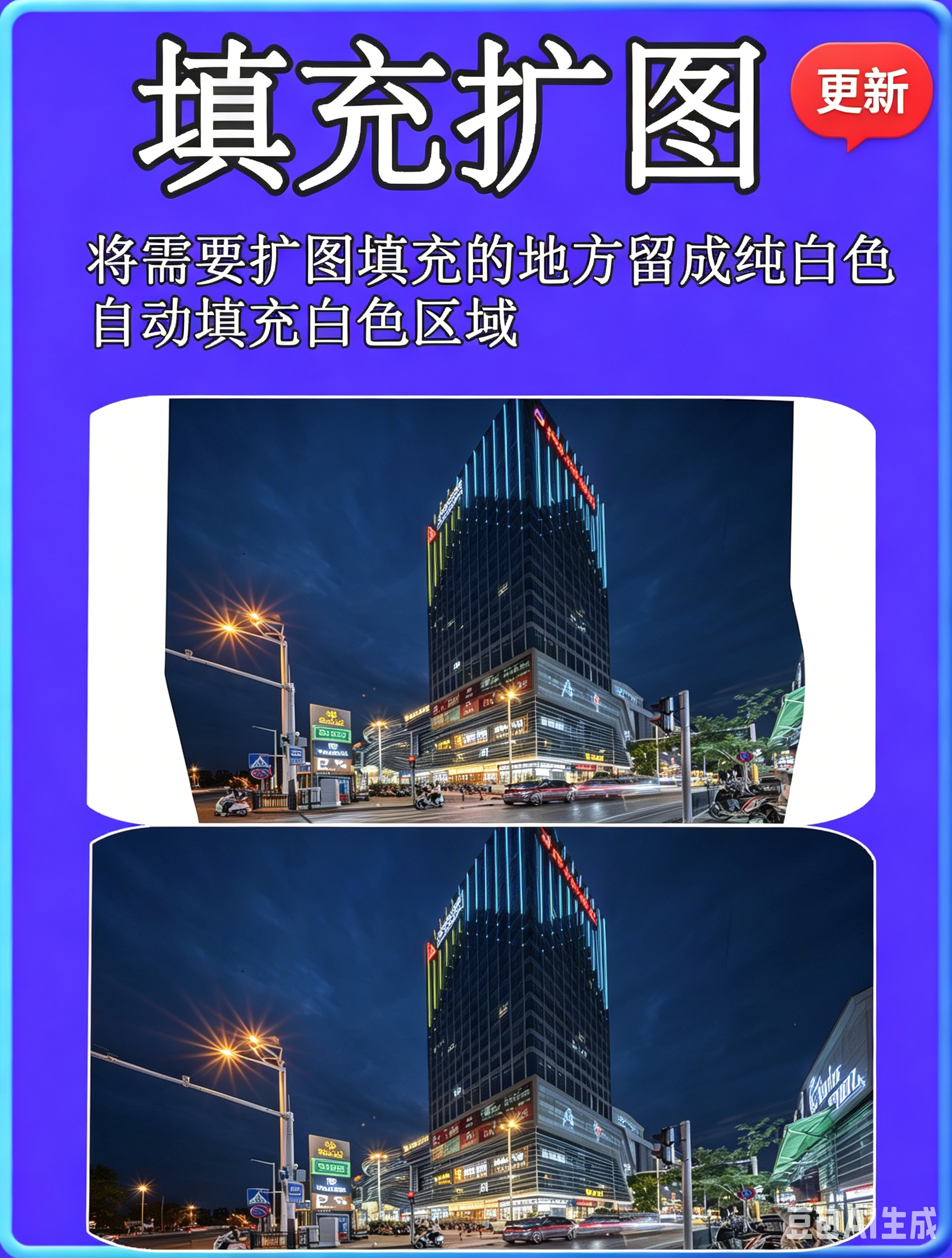 无损填充扩图